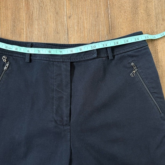 St John Marie Straight Leg Pant Navy High Rise trousers - Picture 4 of 11